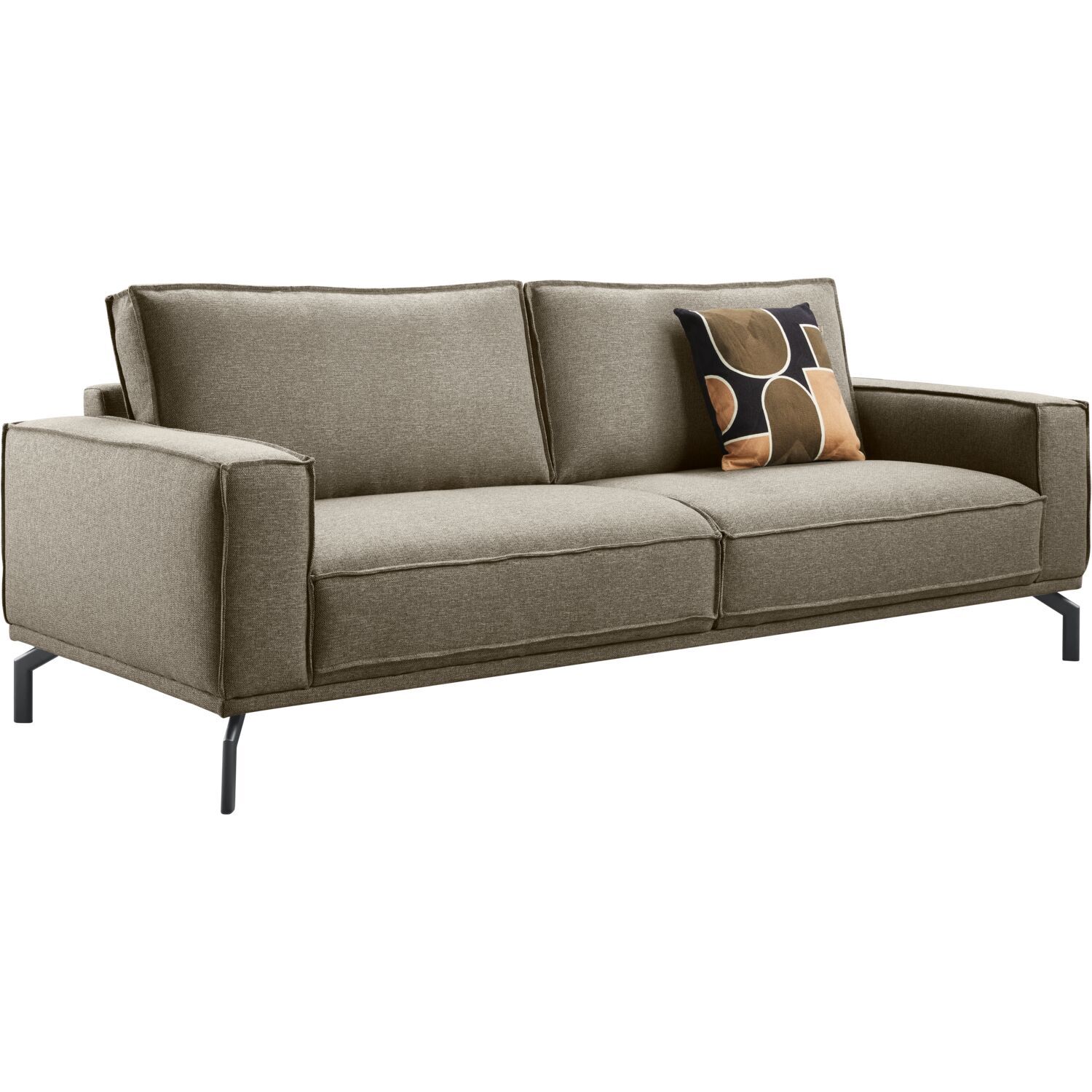 3 zitsbank Alburg groen basic comfort