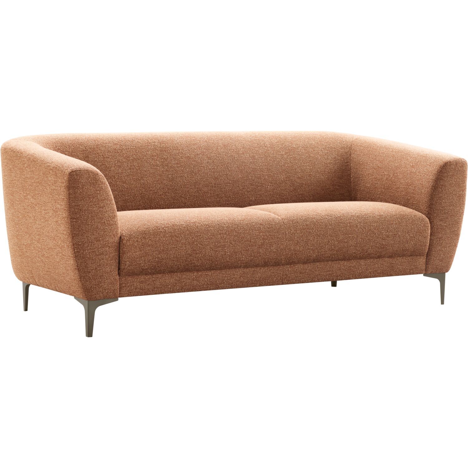2,5 zitsbank Andalen bruin basic comfort