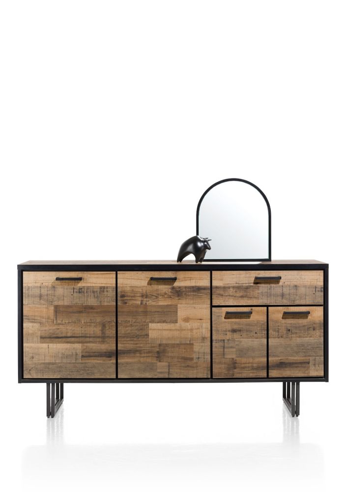 Avalon, dressoir 170 cm - 4-deuren + 1-lade - Driftwood