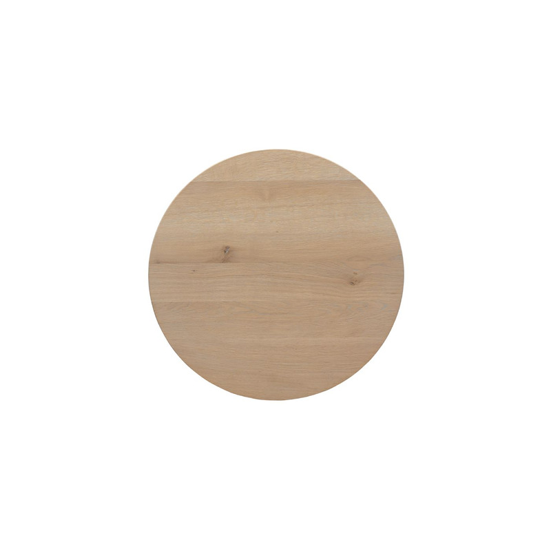 Bijzettafel Tavolo rond 60 eiken natural grey 3-poot