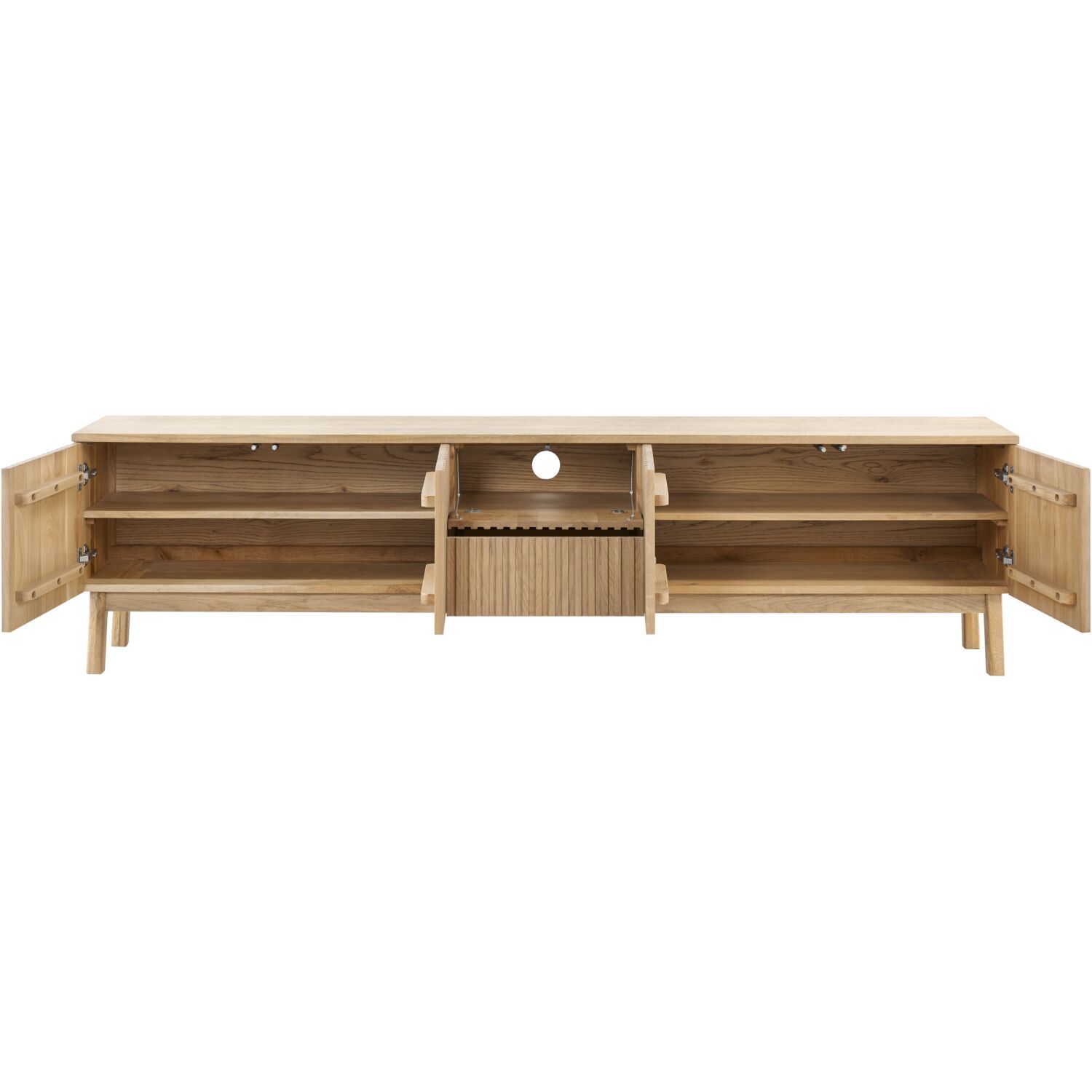 TV-meubel Arrosto eikenhout 58x225x40 cm light roast TV-meubel Arrosto eikenhout 58x225x40 cm light roast