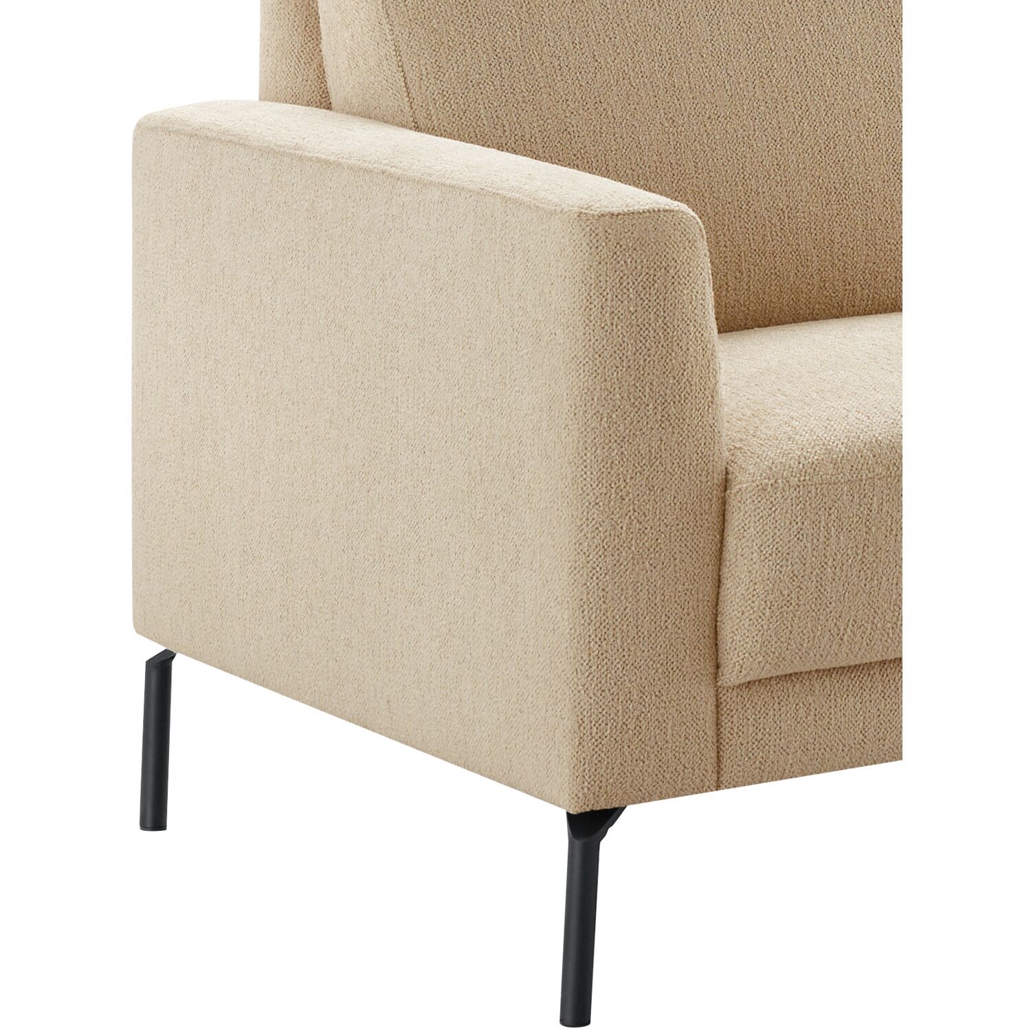 2,5 zitsbank Moscato koudschuim beige relaxfunctie links