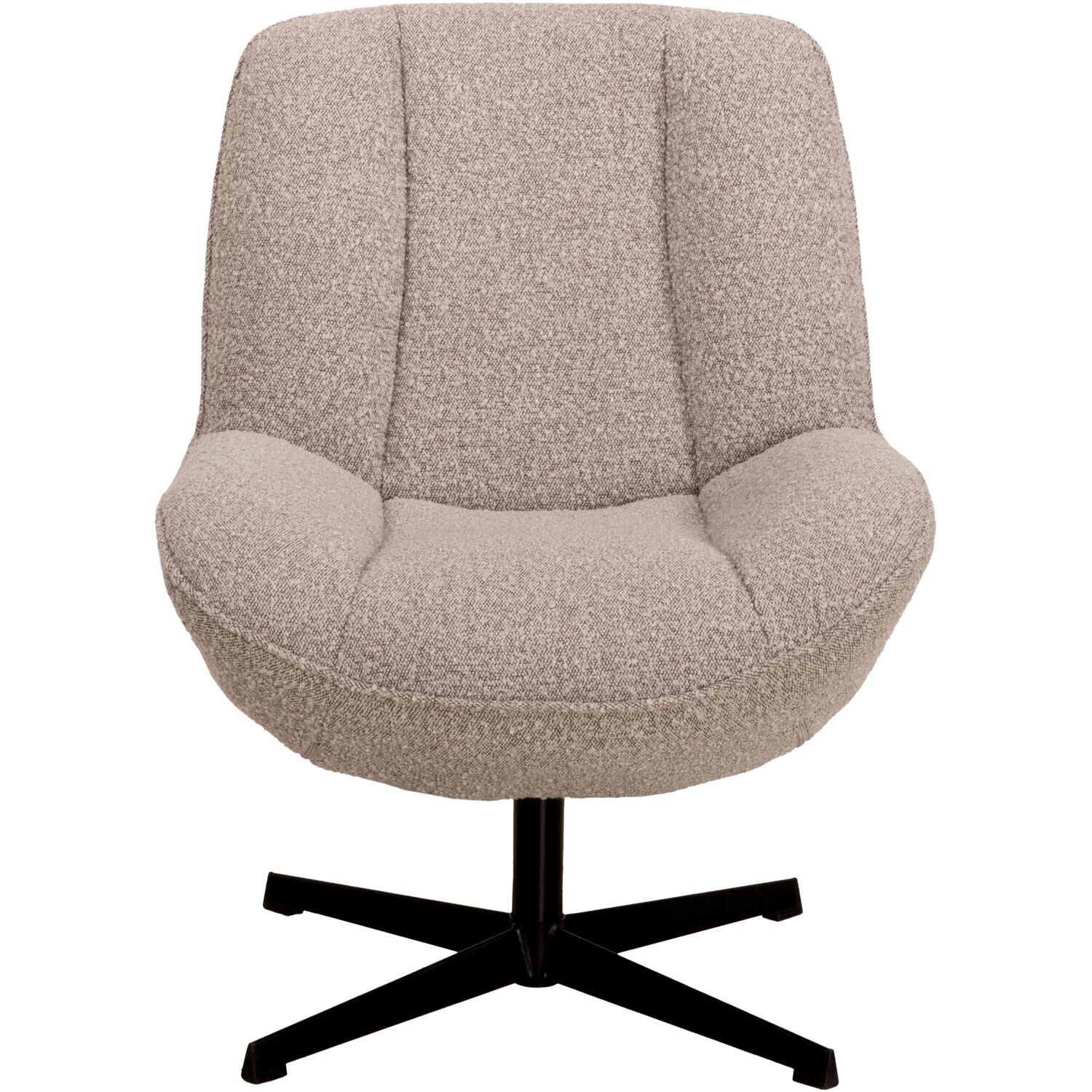 Draaifauteuil Fortenza bouclé beige