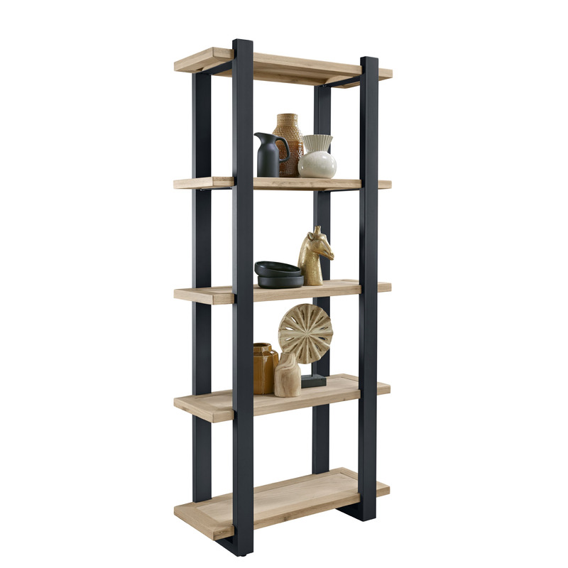 Boekenkast Verato (96 Cm) naturel grey
