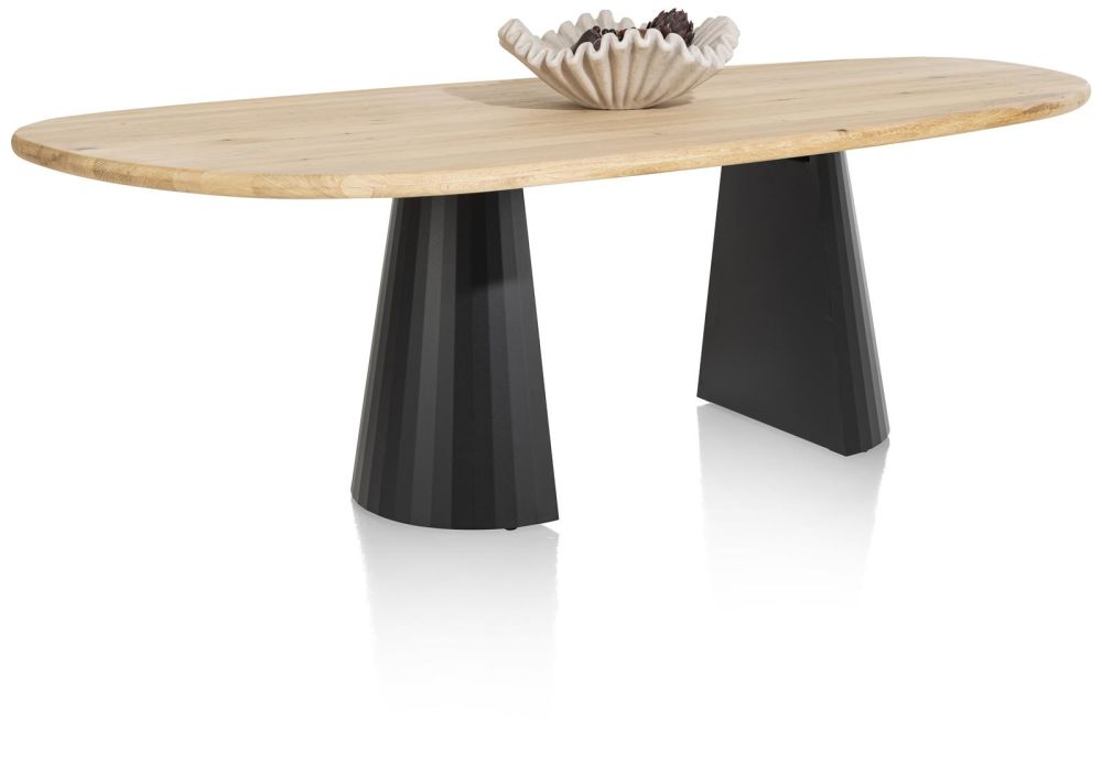 Arawood, eetkamertafel - teardrop - 240x120cm - natural Arawood, eetkamertafel - teardrop - 240x120cm - natural