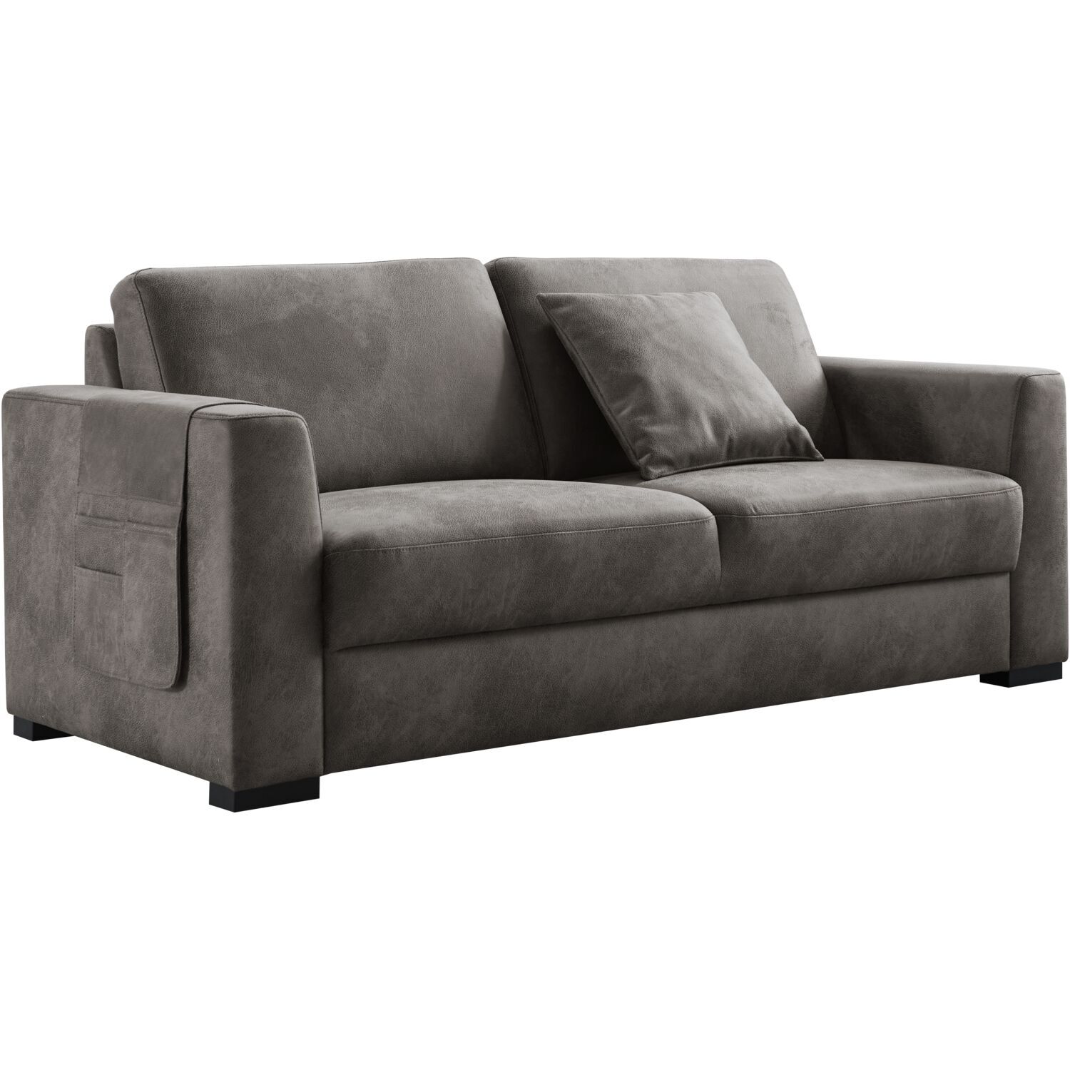 2 zitsbank Muscolo donkergrijs excellent comfort