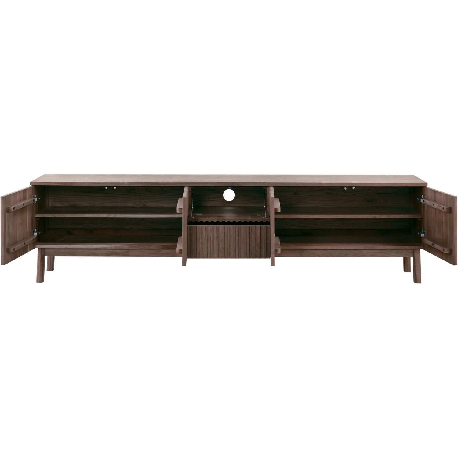 TV-meubel Arrosto eikenhout 58x225x40 cm Dark Roast TV-meubel Arrosto eikenhout 58x225x40 cm Dark Roast
