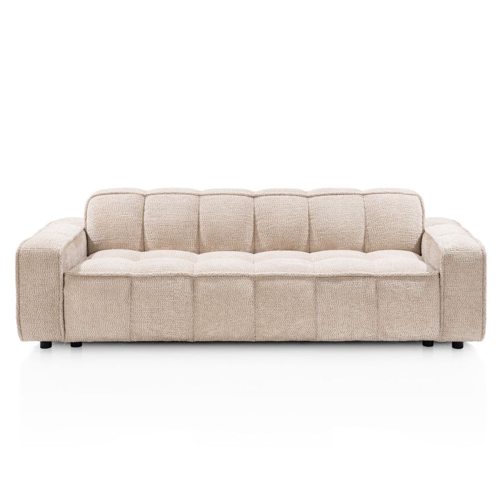 Amalfi, 3.5-zits - pocketvering - stof Derby - beige