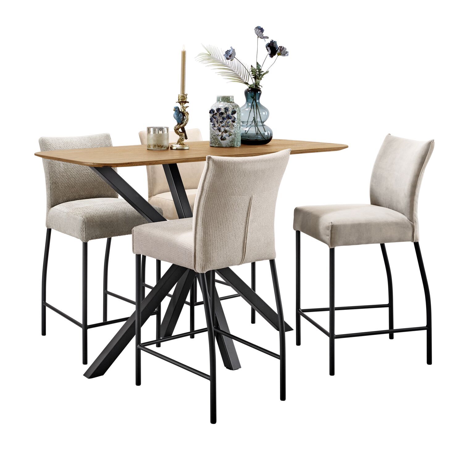 Barkruk Vitale beige