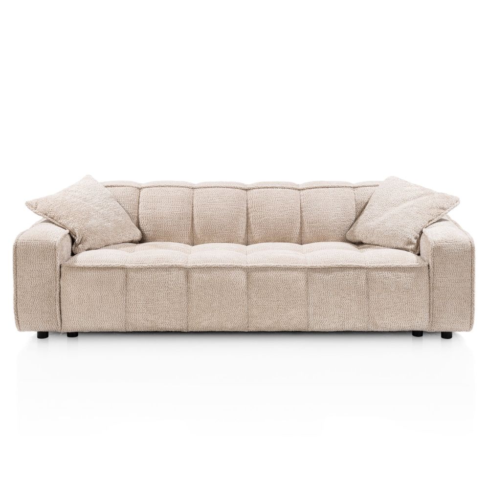 Amalfi, 3.5-zits - pocketvering - stof Derby - beige
