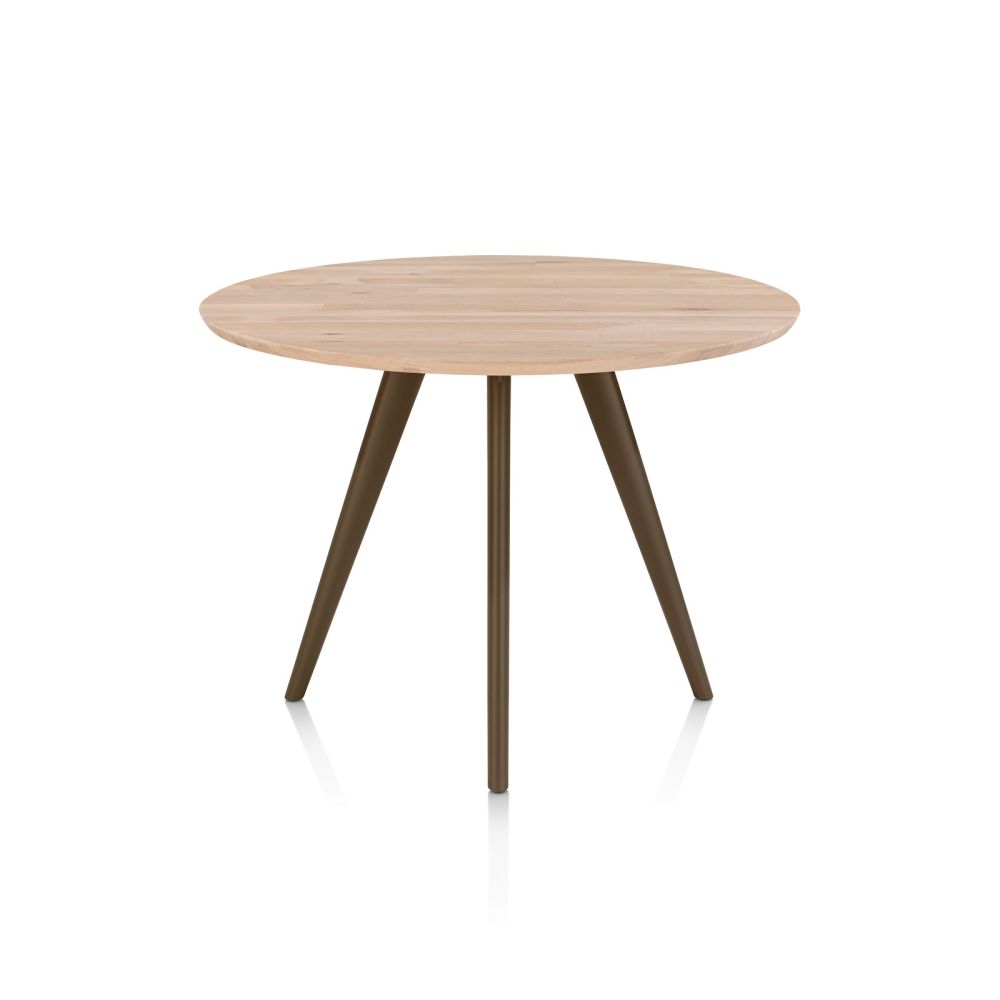 Arvada, bartafel 125 cm, rond, 4 poot - Steel Brown