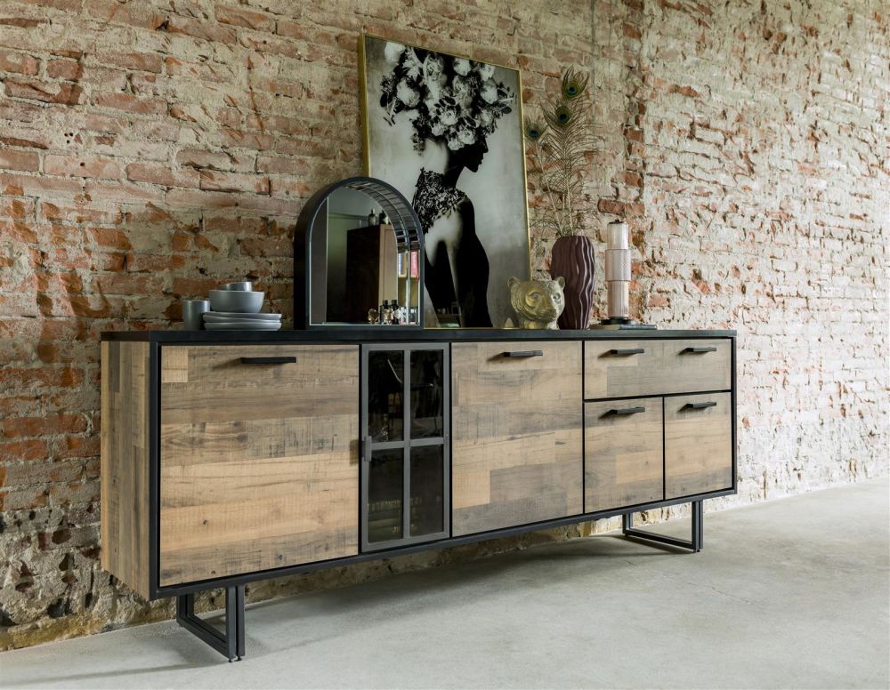 Avalon, Dressoir 127 Cm - 2-Deuren + 1-Lade - Driftwood Avalon, Dressoir 127 Cm - 2-Deuren + 1-Lade - Driftwood