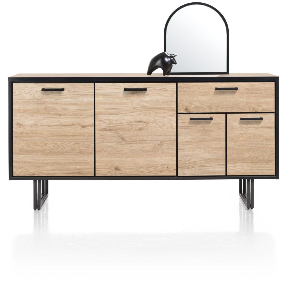 Avalon, dressoir 170 cm - 4-deuren + 1-lade - natural