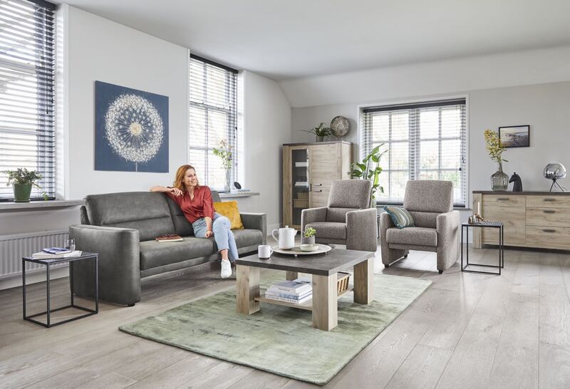 Fauteuil Malmedy + polyether en HR-schuim zitting