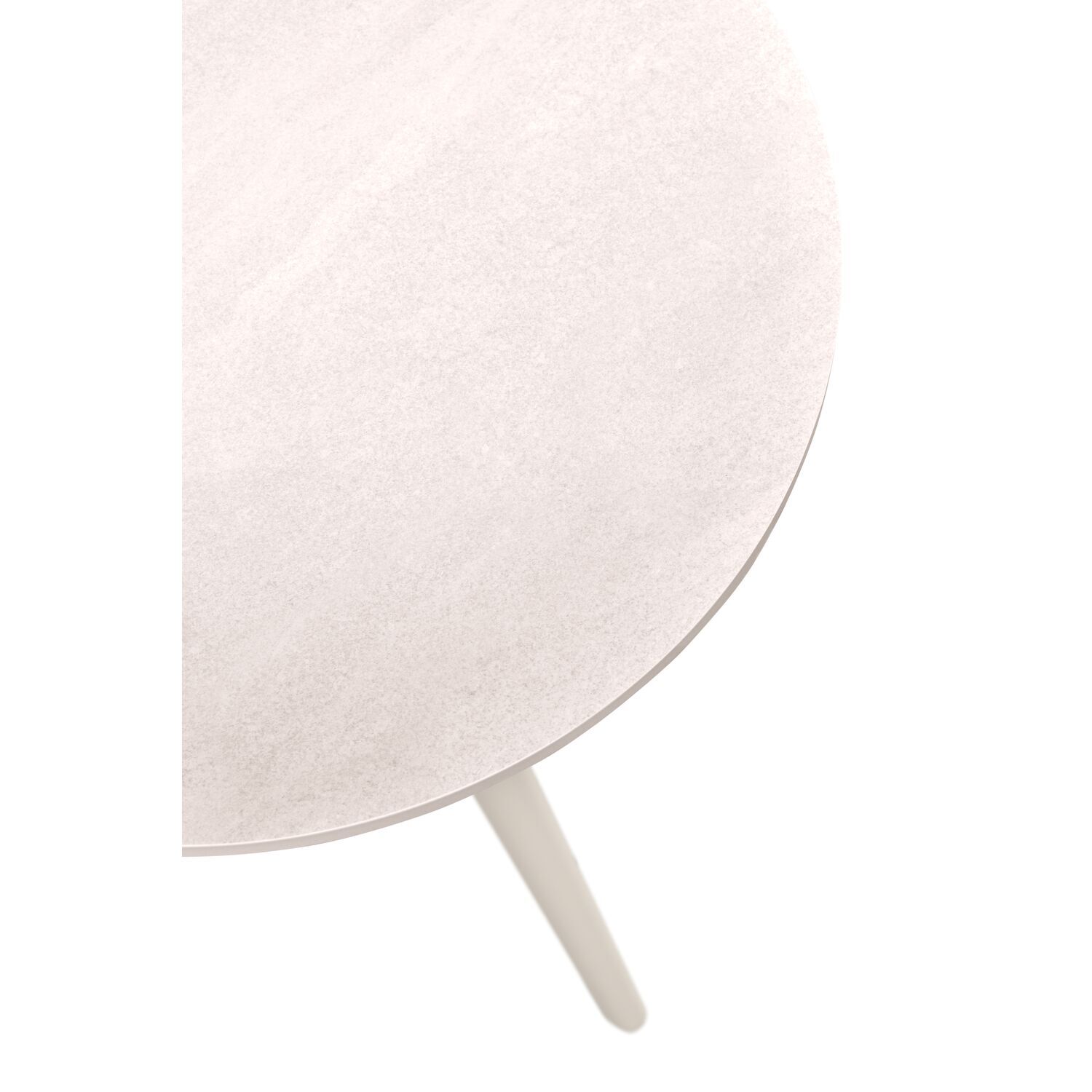Bijzettafel Cercio keramiek 60 cm rond wit