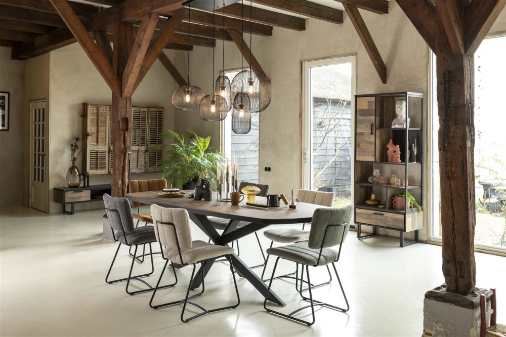 Avalon, boekenkast 80 cm - 1-deur + 1-lade + 5-niches - Driftwood Avalon, boekenkast 80 cm - 1-deur + 1-lade + 5-niches - Driftwood