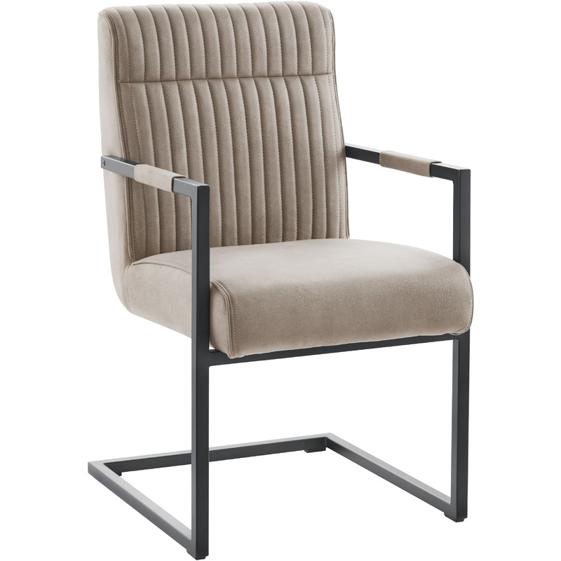 Eetkamerstoel Dantero microvezel beige