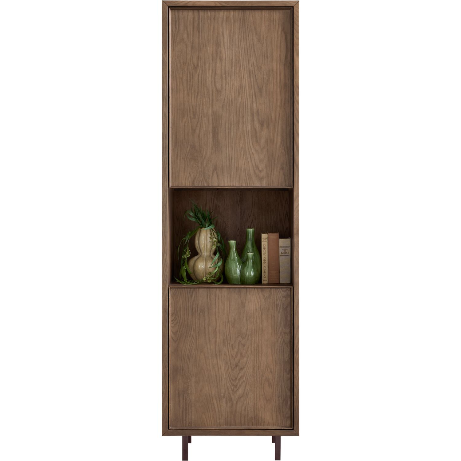 Opbergkast Calvo 202x060x040 cm bruin