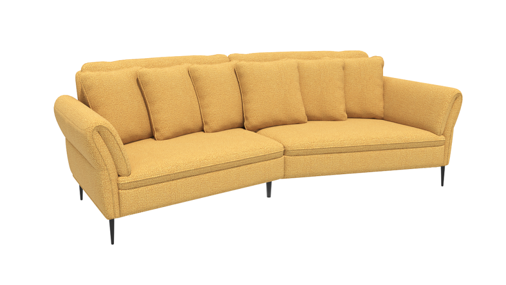 Almeria, 4 zitsbank rond 2-delig