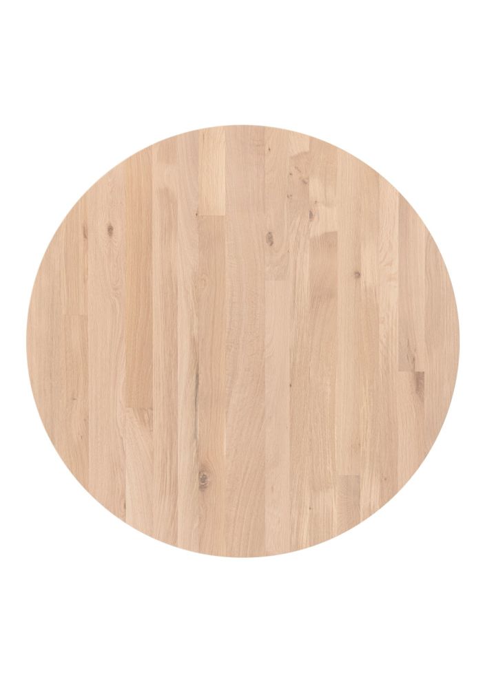 Arvada, bartafel 125 cm, rond, 4 poot - Rough off black