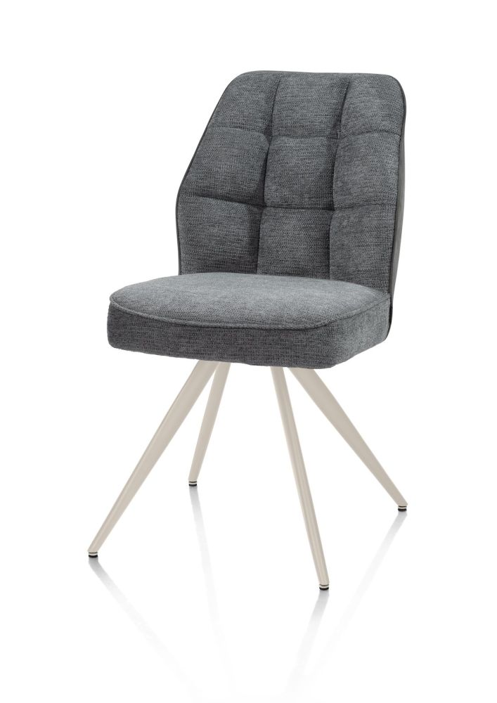 Bell, eetkamerstoel - creme frame - pocket - combi Calabria/Vada