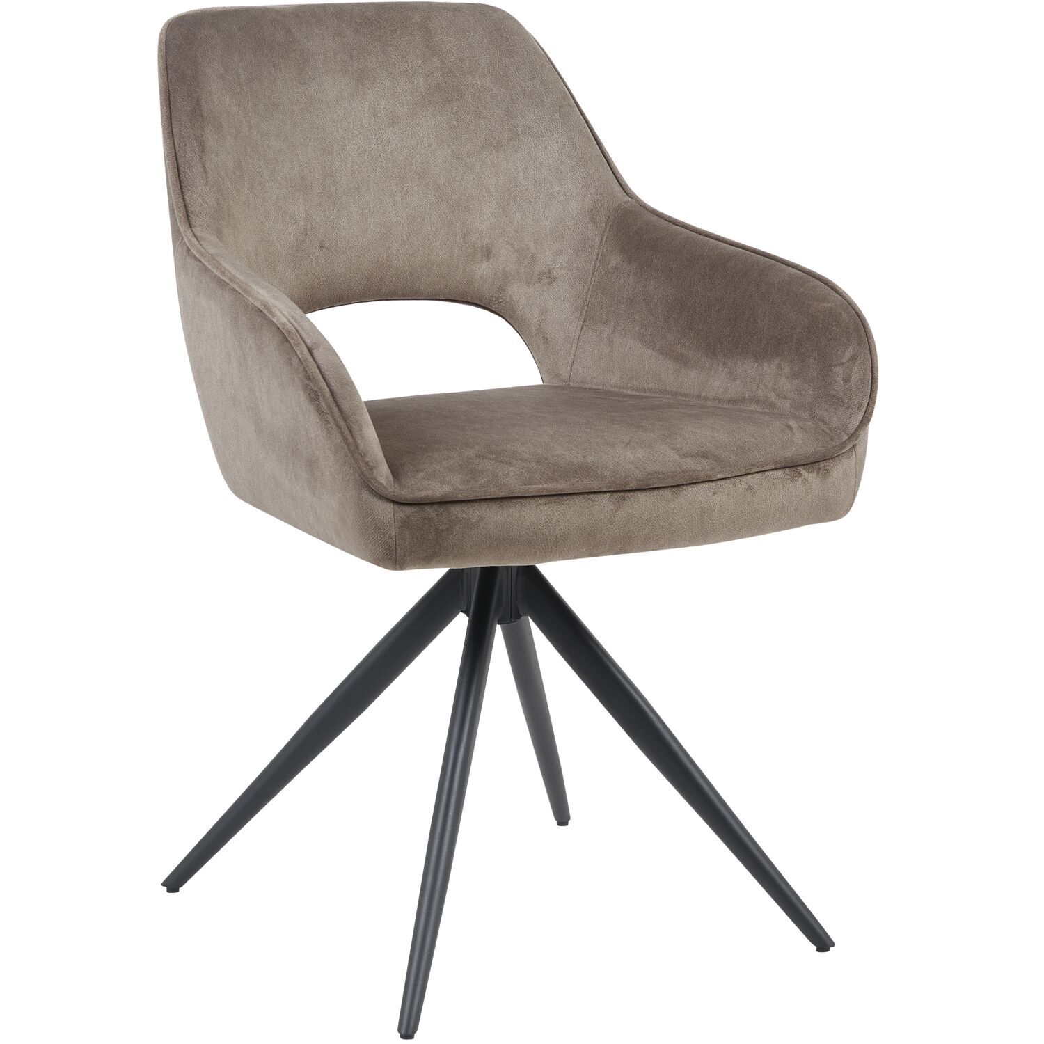 Eetkamerstoel Arranmore draaibaar taupe