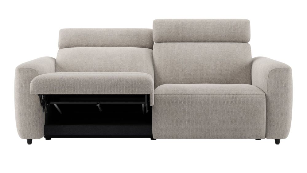 Rochelle, 3,5-zits - 2x elektrisch verstelbare voetensteun