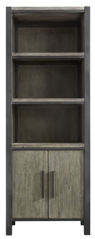 Morandi-d1 15781 boekenkast 2d+3ov eiken grey