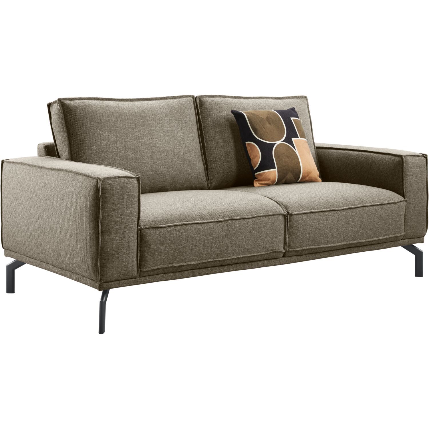 2,5 zitsbank Alburg grijs basic comfort