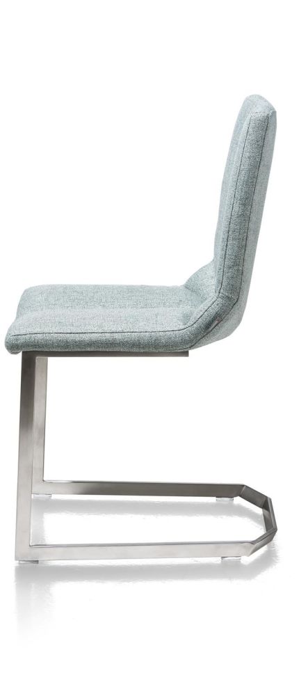 Artella, eetkamerstoel - RVS swing vierkant - Lady grijs of mint - Mint Artella, eetkamerstoel - RVS swing vierkant - Lady grijs of mint - Mint