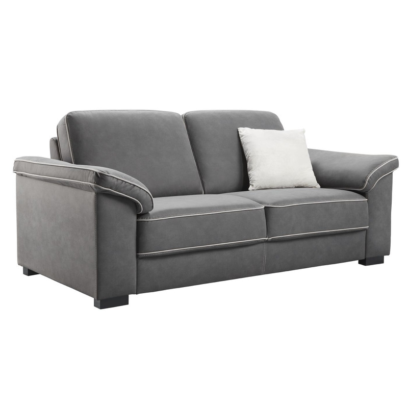 2,5 zitsbank Candelas grijs basic comfort