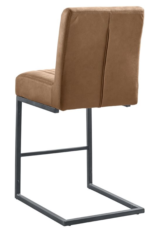 Barkruk Parantino (62 zithoogte) stof cognac