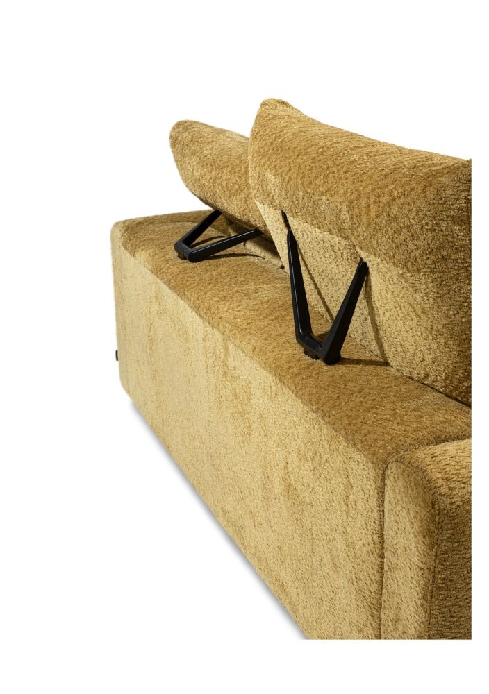 Albas, 2 zitsbank, verstelbare hoofdsteunen, 2x electrische voetensteun