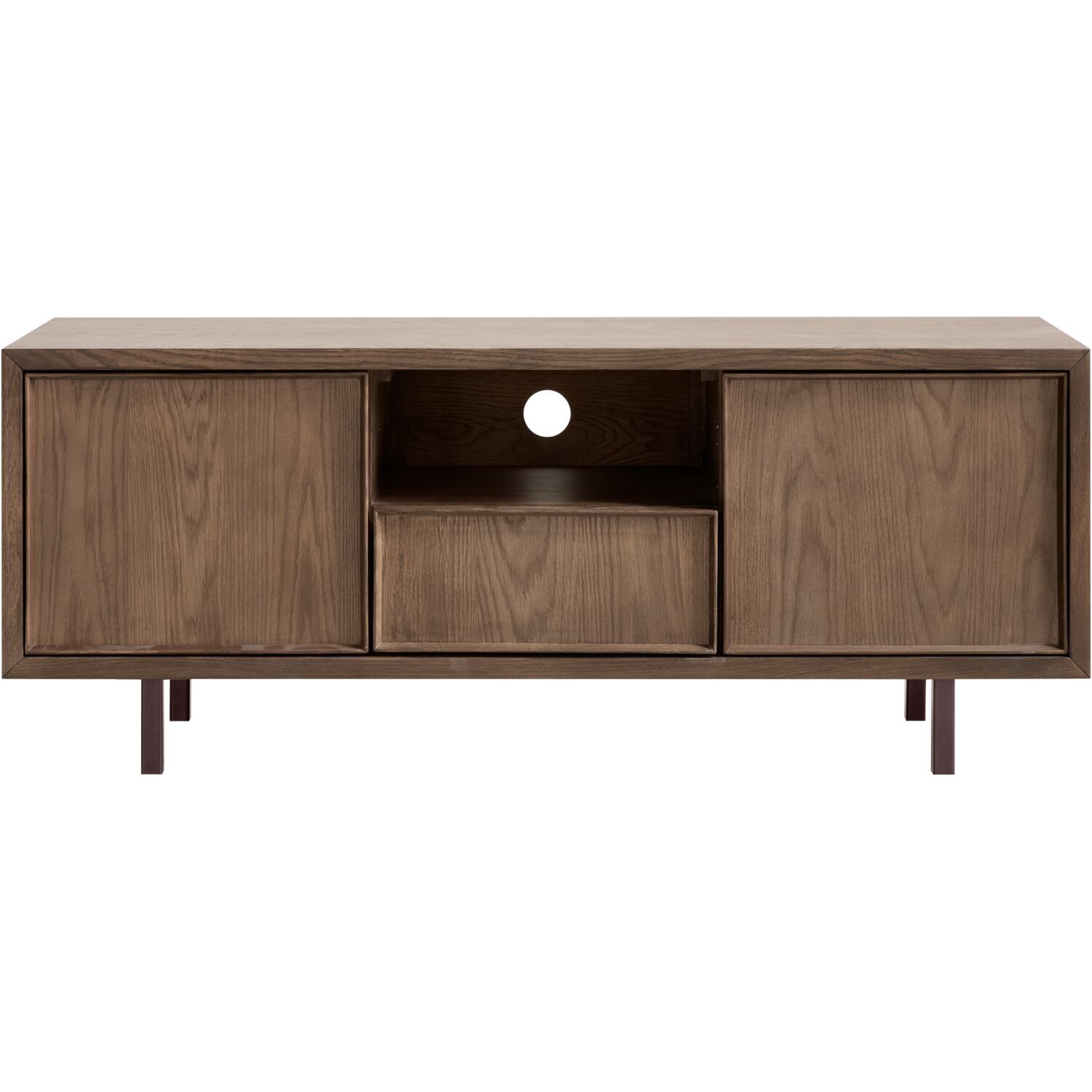 Tv-meubel Calvo 125 cm bruin