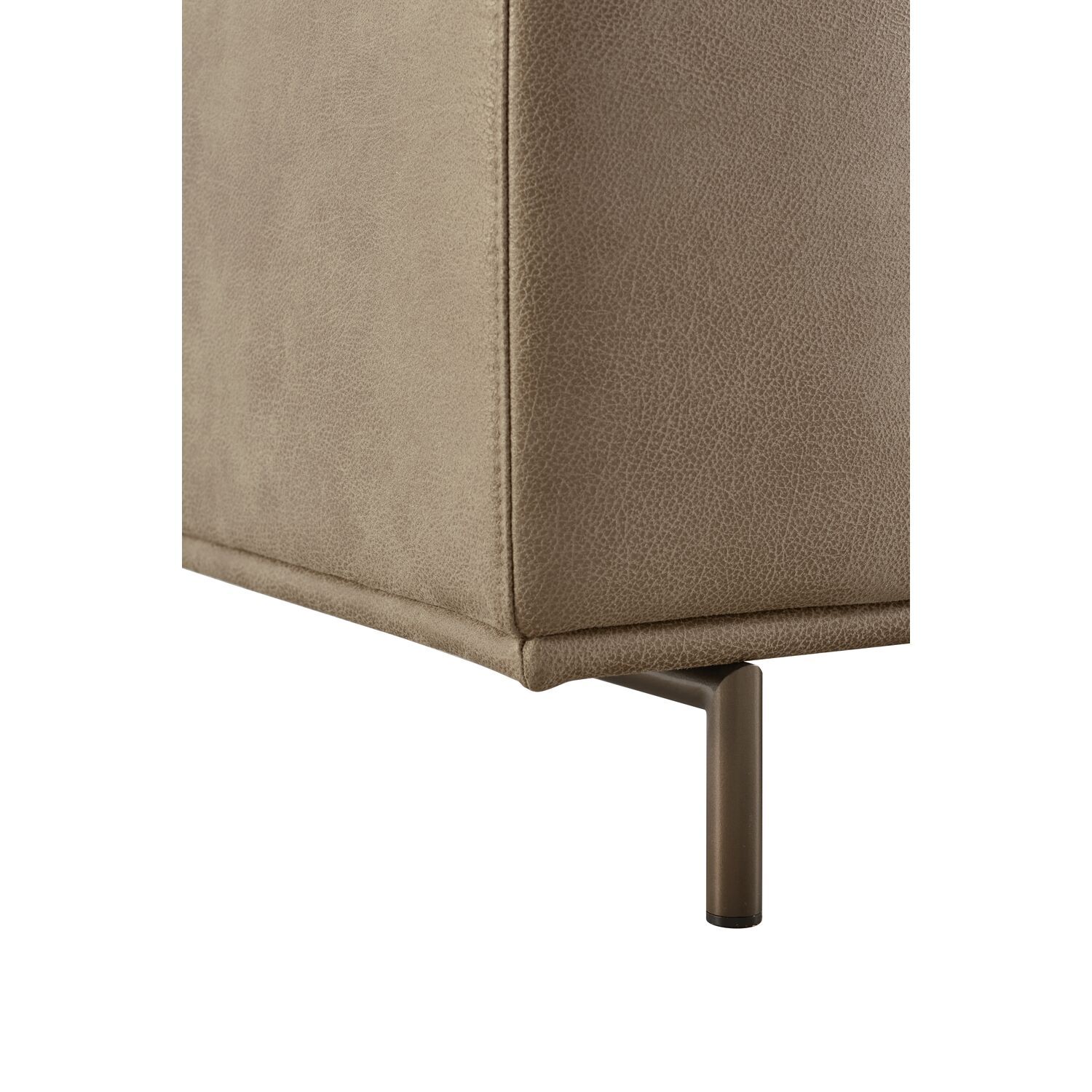 2,5 zitsbank Pantini microleder bruin premium comfort