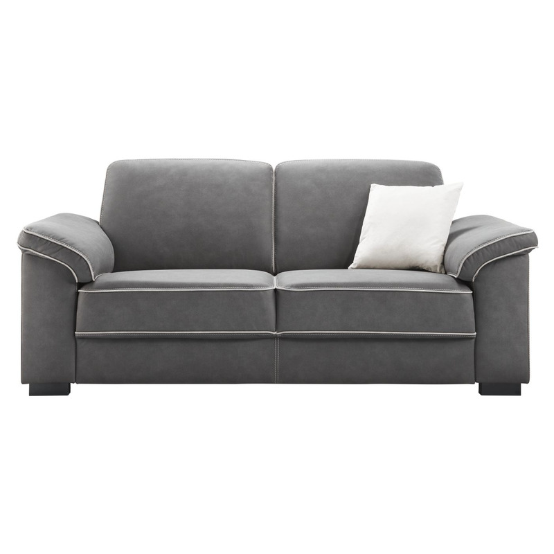 2,5 zitsbank Candelas grijs basic comfort