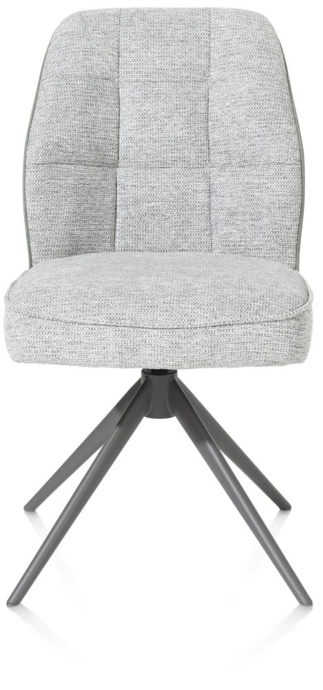 Bell, eetkamerstoel - graphiet frame - draaibaar - pocket - combi Calabria / Vada - Olijf Bell, eetkamerstoel - graphiet frame - draaibaar - pocket - combi Calabria / Vada - Olijf