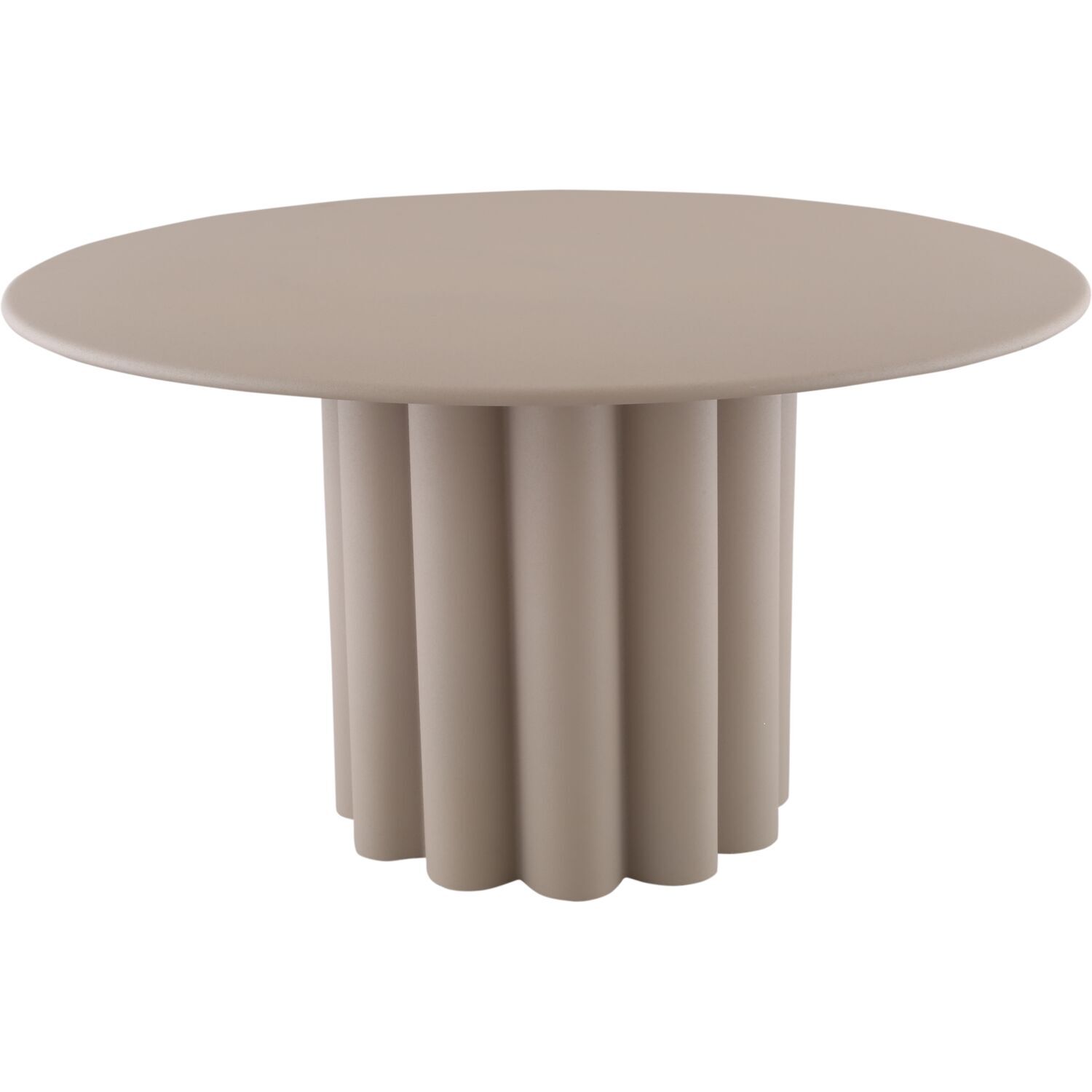 Bijzettafel Easdale 57 cm rond beige