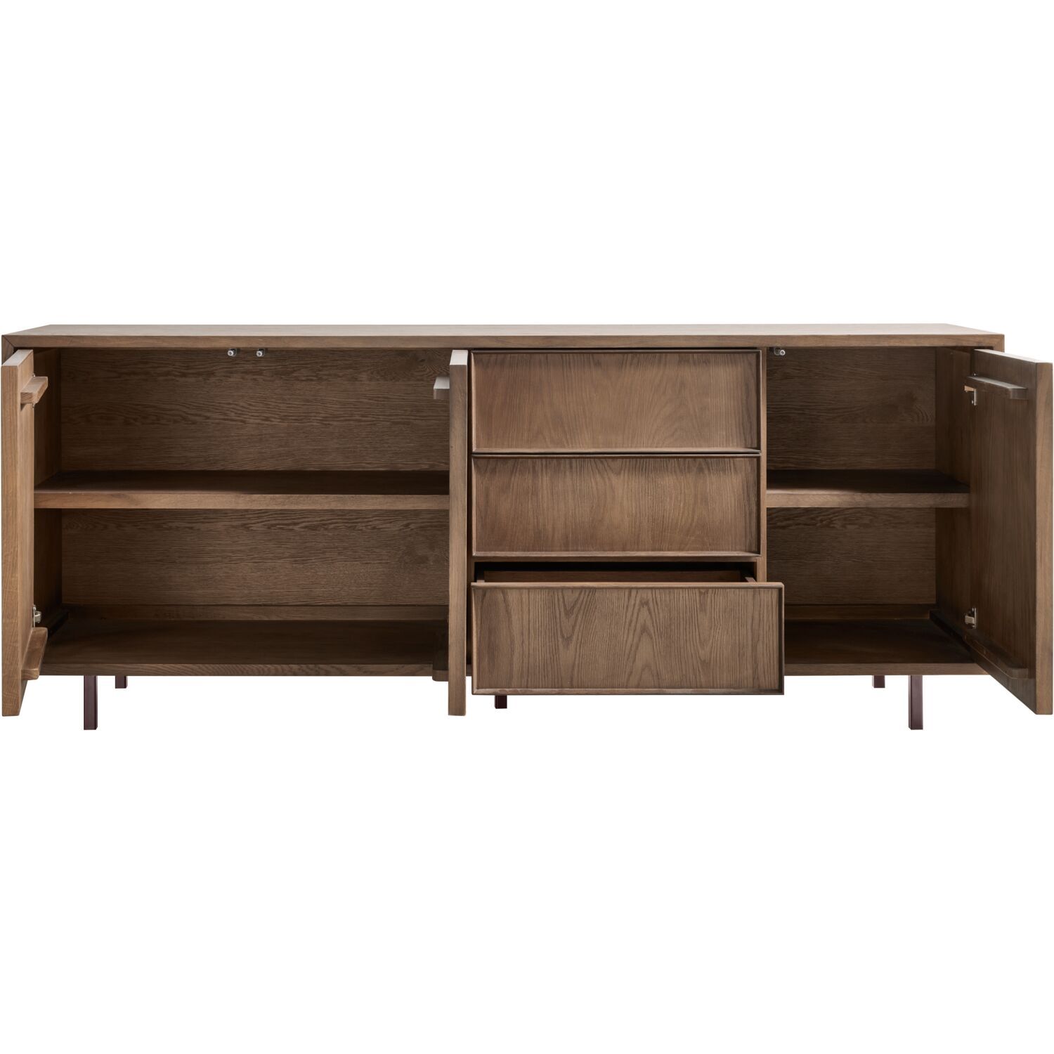 Dressoir Calvo 80x200x45 cm bruin