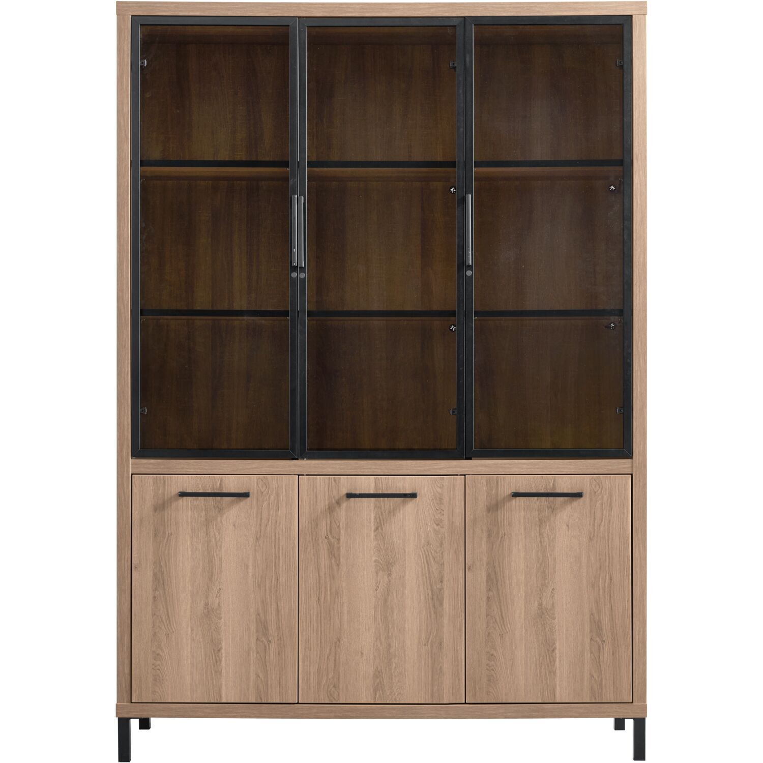 Vitrinekast Selinia 200x140x45 cm