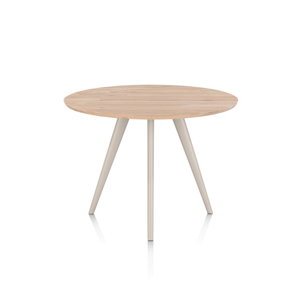 Arvada, bartafel 125 cm, rond, 4 poot - Creme
