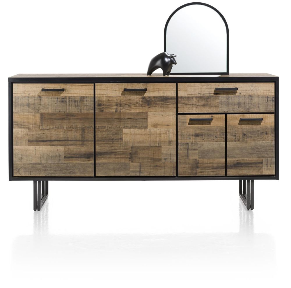 Avalon, dressoir 170 cm - 4-deuren + 1-lade - Driftwood