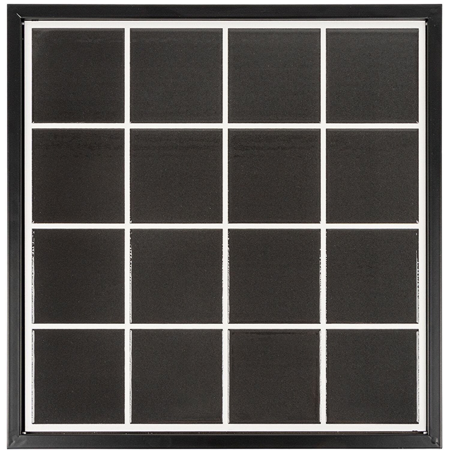 Bijzettafel Ciney 44 cm vierkant zwart