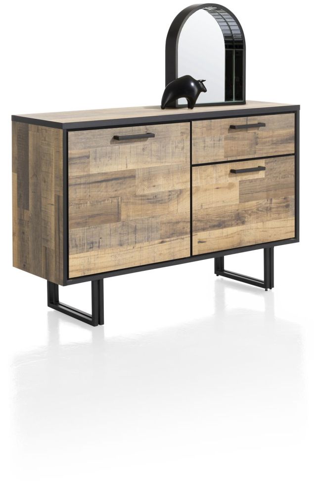 Avalon, Dressoir 127 Cm - 2-Deuren + 1-Lade - Driftwood Avalon, Dressoir 127 Cm - 2-Deuren + 1-Lade - Driftwood