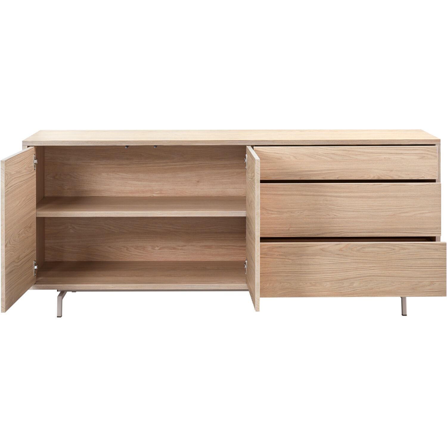 Dressoir Famosa 76x180x45 cm bruin