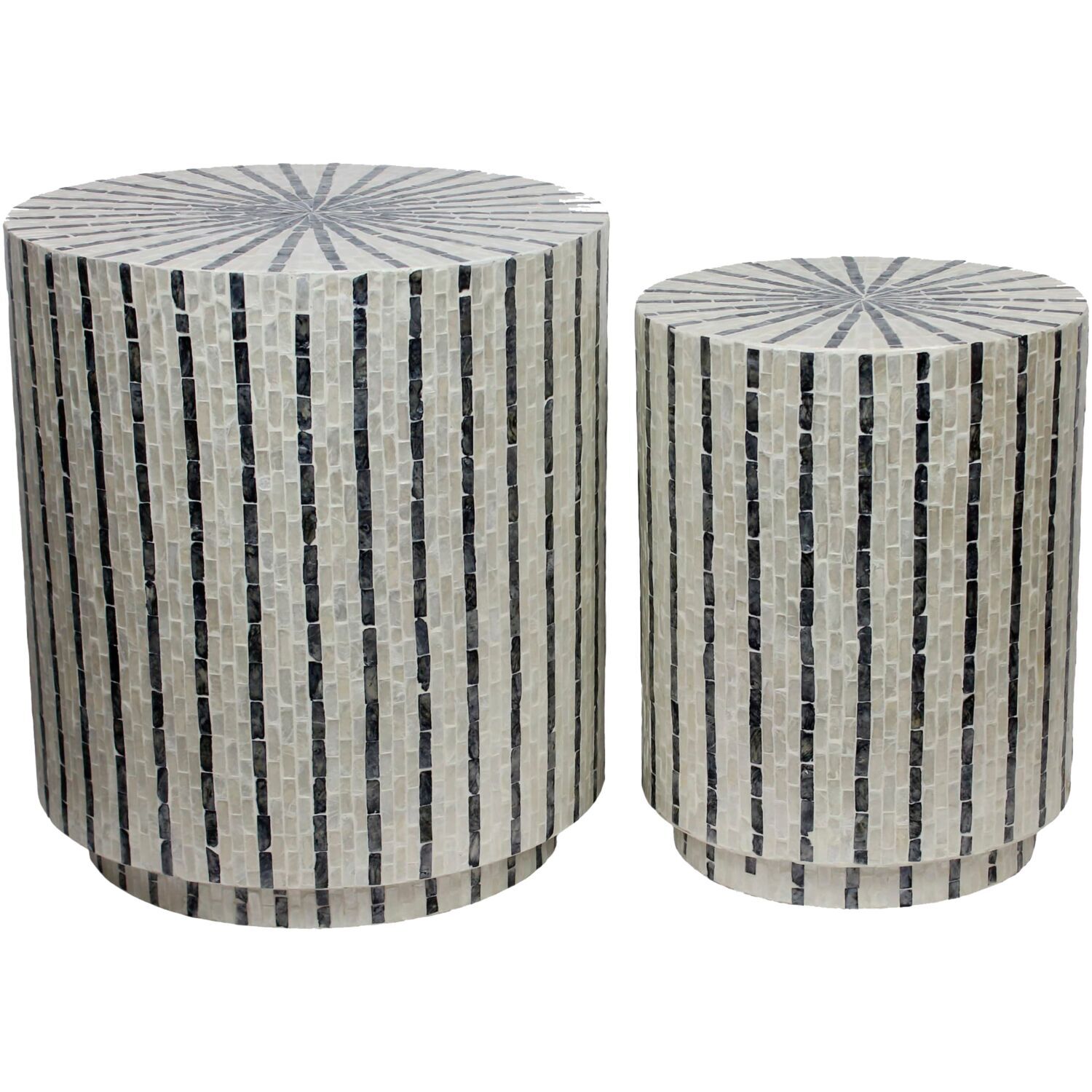 Bijzettafelset Brody 47 en 35 cm rond