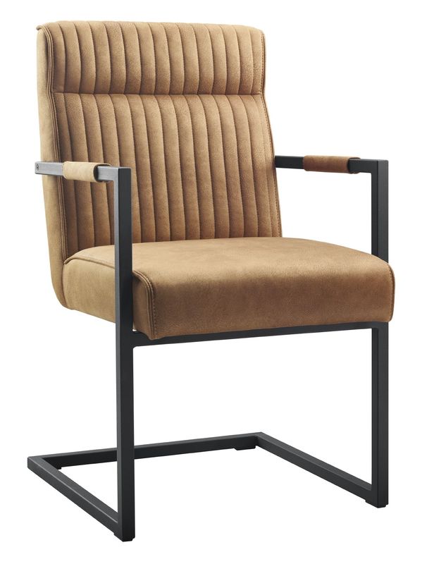 Eetkamerstoel Dantero microvezel cognac