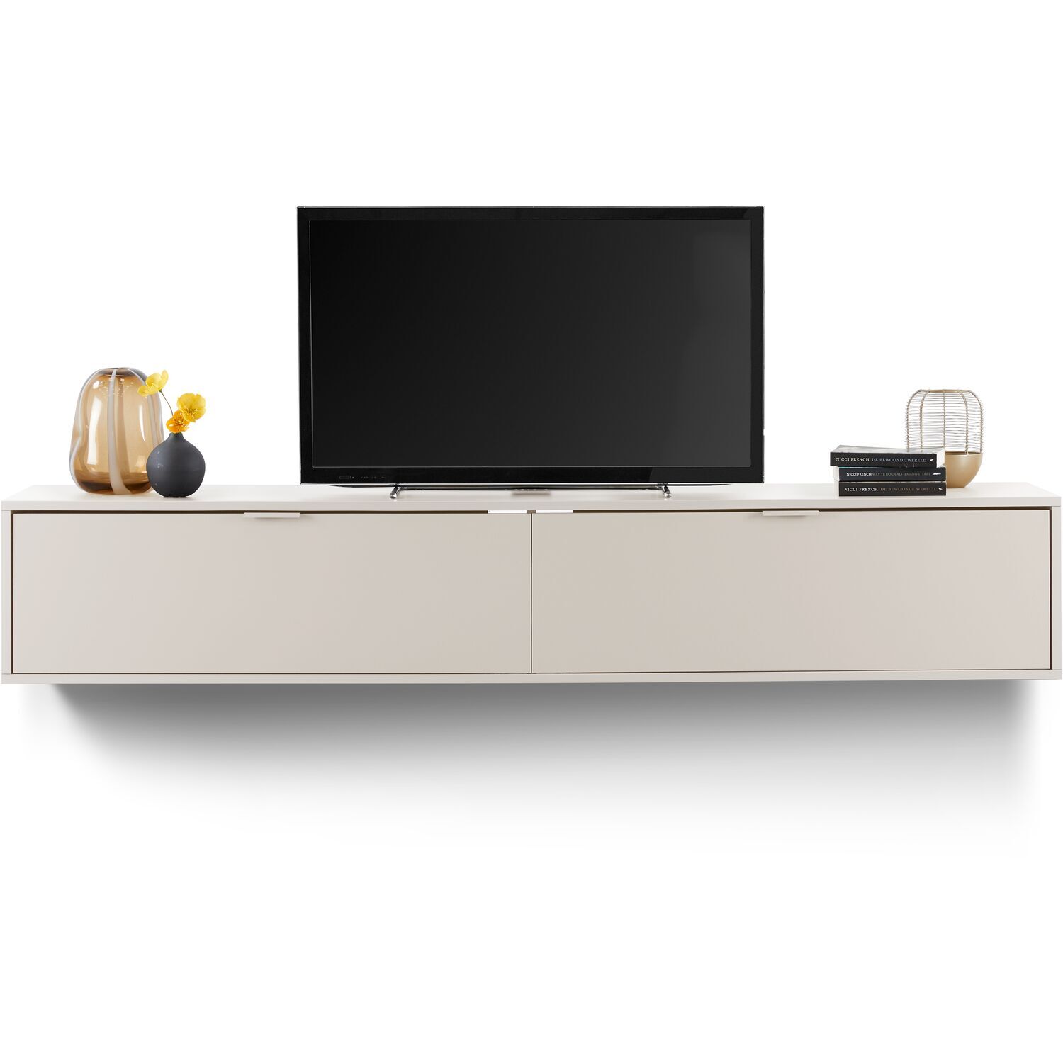 Tv-meubel Betera zwevend 210 cm beige