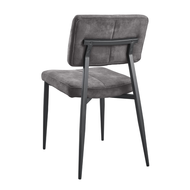 Eetkamerstoel Gento velvet antraciet