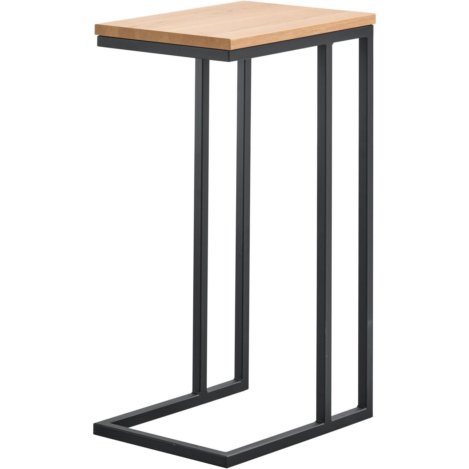 Bijzettafel Budrio lichtbruin 31x41 cm rechthoekig